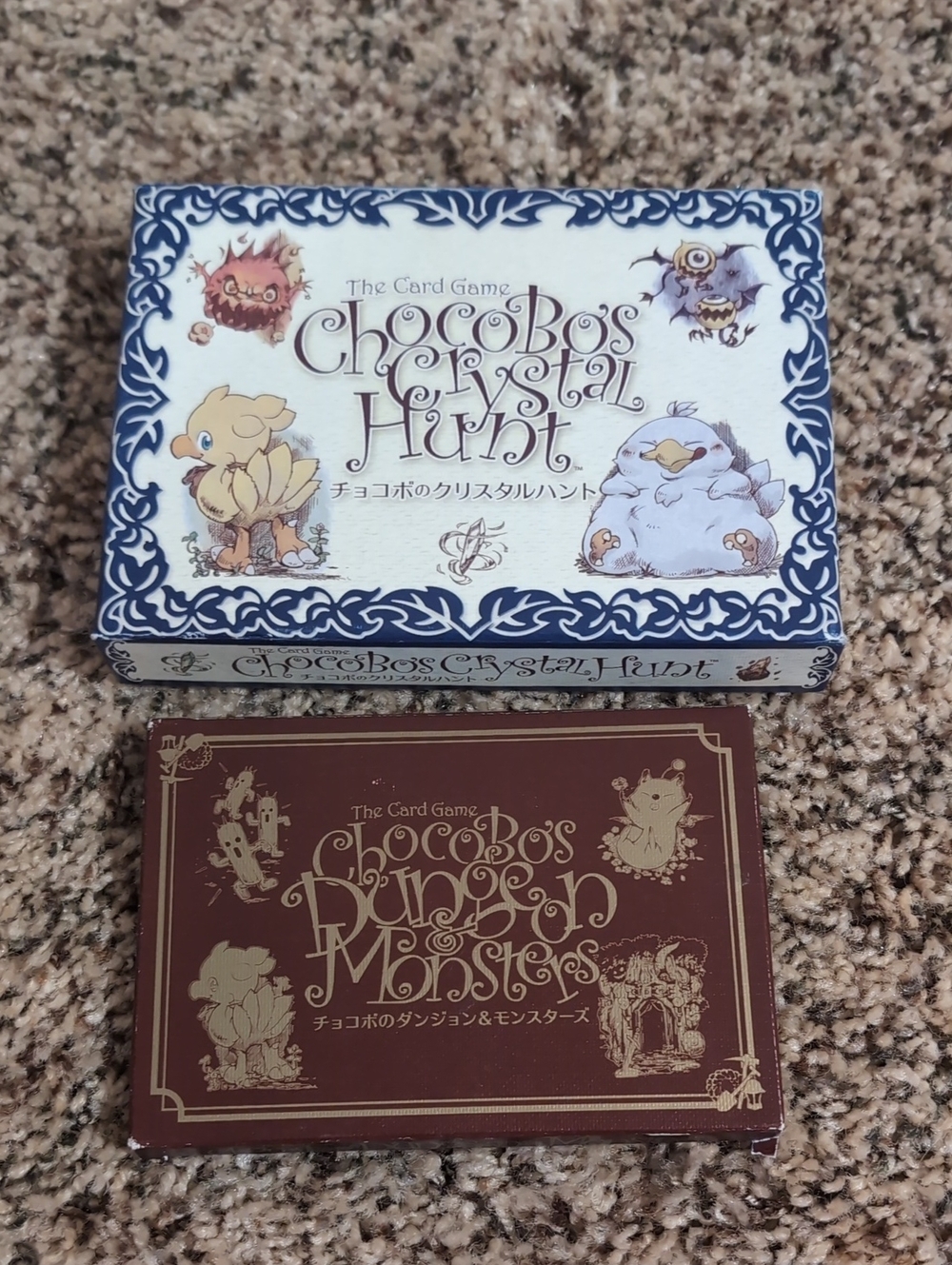 Final Fantasy Chocobo's Crystal Hunt & Chocobo's Dungeon Monsters Card Game Sets